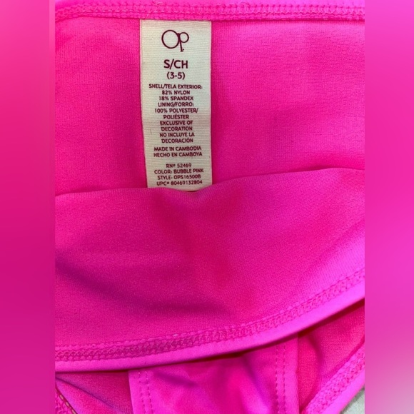OP BIKINI TOP &BOTTOM SET top size med. 7-9 bottom size sm 3-5 - Picture 2 of 5